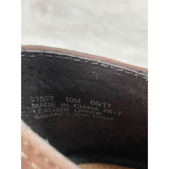 Clarks Artisan Mural Women's Bootie Ankle Clogs Heel Boot Leather 10 Brown Shoes - Picture 8 of 11